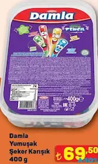 DAMLA YUMUŞAK ŞEKER KARIŞIK 400 G fiyat ve kampanya bilgisi